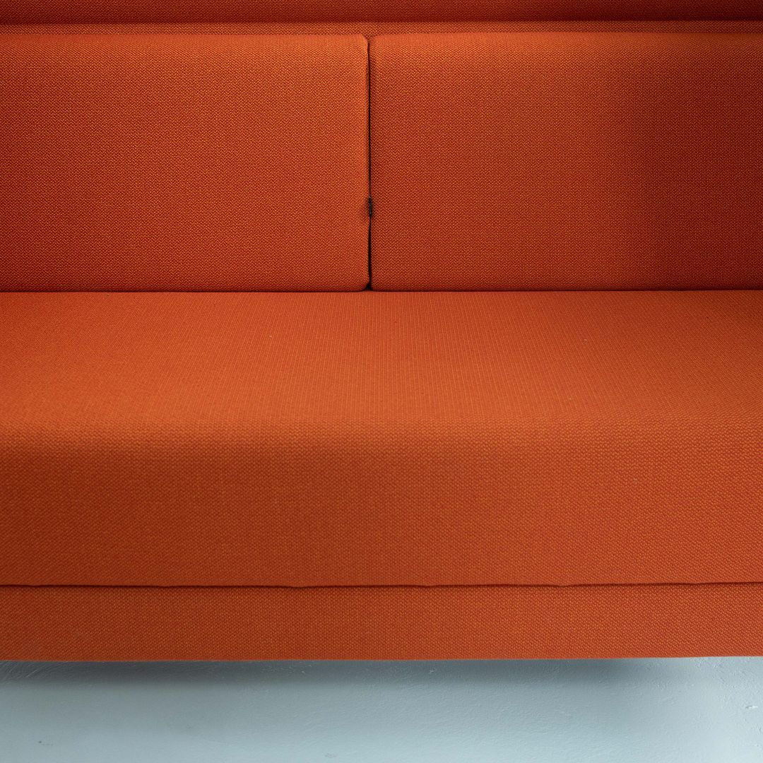 2020 Alcove Sofa by Ronan and Erwan Bouroullec for Vitra in Orange Fabric