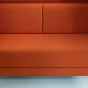 2020 Alcove Sofa by Ronan and Erwan Bouroullec for Vitra in Orange Fabric