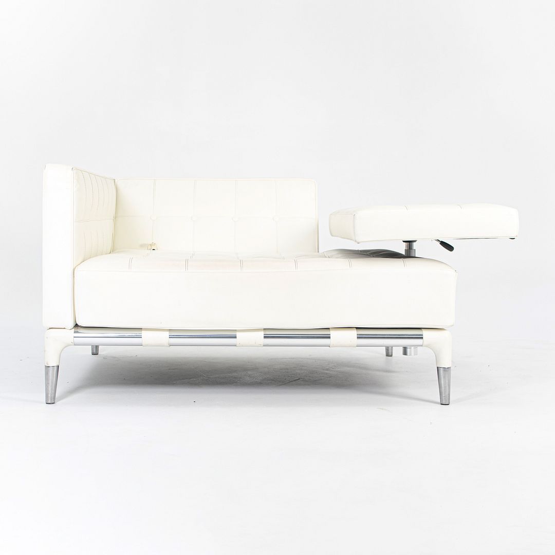 SOLD 2010s PRIVÉ Lounge Chair by Philippe Starck for Cassina in White Leather 2x Available