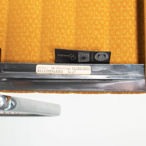 2015 Eames Aluminum Group Management Chair by Charles and Ray Eames for Herman Miller in Yellow Coil Fabric