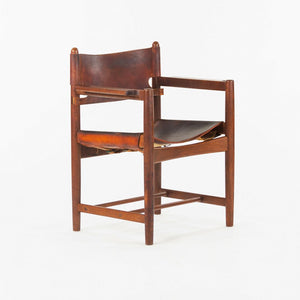 1960s Spanish Dining Chair Model 3238 by Børge Mogensen for CI Designs in Oak and Leather