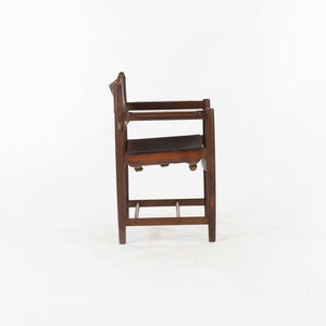 1960s Spanish Dining Chair Model 3238 by Børge Mogensen for CI Designs in Oak and Leather