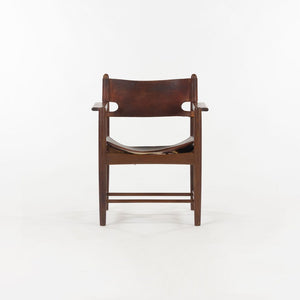 1960s Spanish Dining Chair Model 3238 by Børge Mogensen for CI Designs in Oak and Leather
