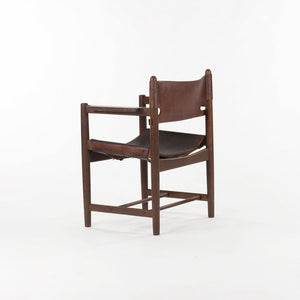 1960s Spanish Dining Chair Model 3238 by Børge Mogensen for CI Designs in Oak and Leather