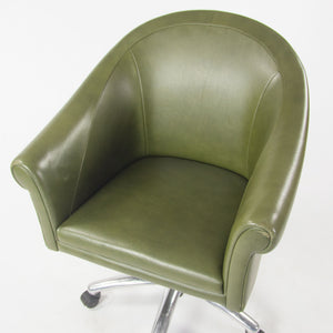 Poltrona Frau Green Leather Luca Scacchetti Sinan Office Desk Chair Mult Avail