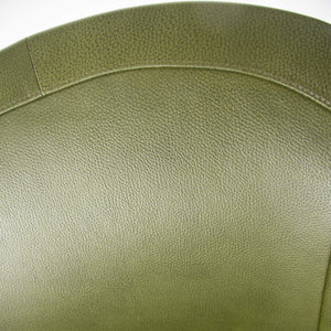 SOLD Poltrona Frau Green Leather Luca Scacchetti Sinan Office Desk Chair Mult Avail