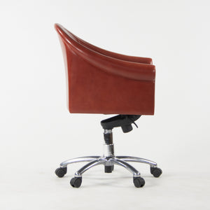 Poltrona Frau Red Leather Luca Scacchetti Sinan Office Desk Chair Multiples Available