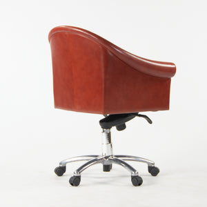 Poltrona Frau Red Leather Luca Scacchetti Sinan Office Desk Chair Multiples Available