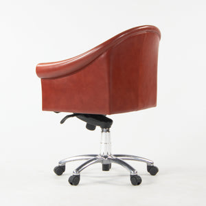 Poltrona Frau Red Leather Luca Scacchetti Sinan Office Desk Chair Multiples Available