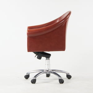 Poltrona Frau Red Leather Luca Scacchetti Sinan Office Desk Chair Multiples Available