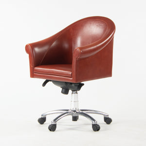 Poltrona Frau Red Leather Luca Scacchetti Sinan Office Desk Chair Multiples Available