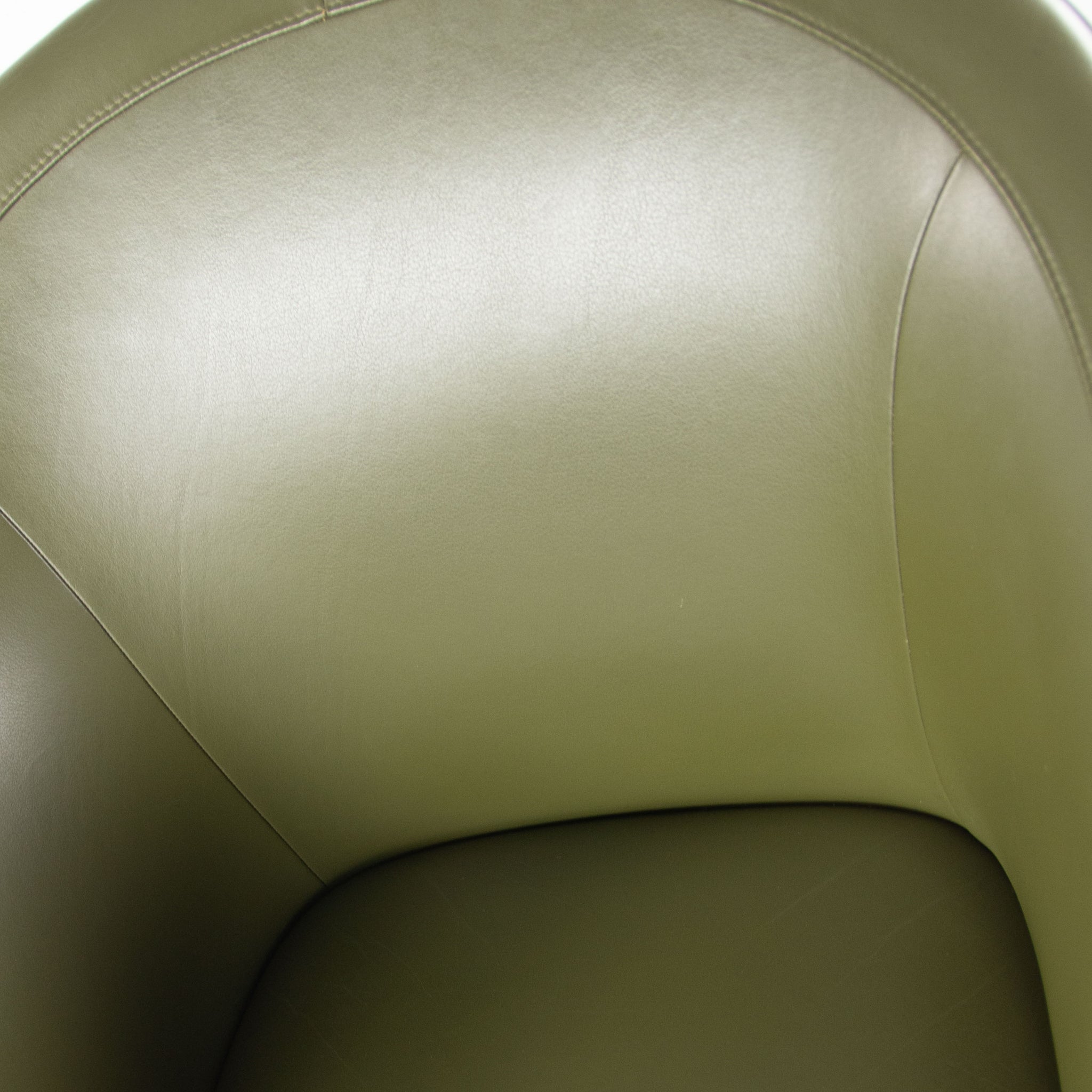 Poltrona Frau Green Leather Luca Scacchetti Sinan Office Desk Chair Multiples Available