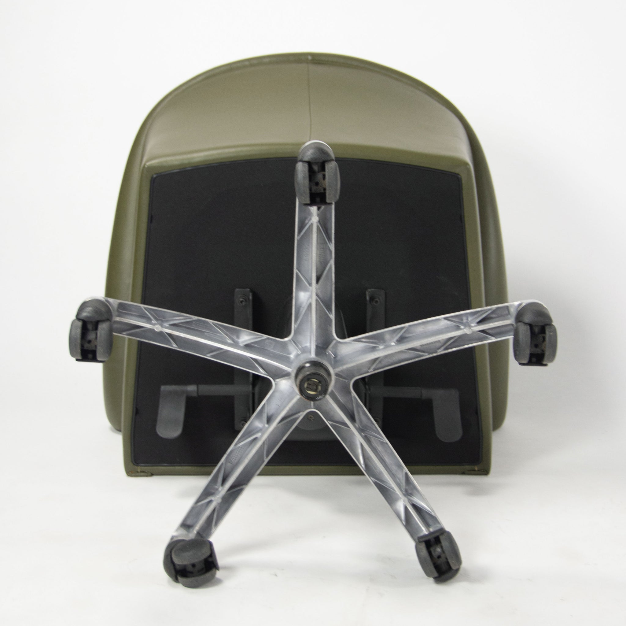 SOLD Poltrona Frau Green Leather Luca Scacchetti Sinan Office Desk Chair Multiples Available