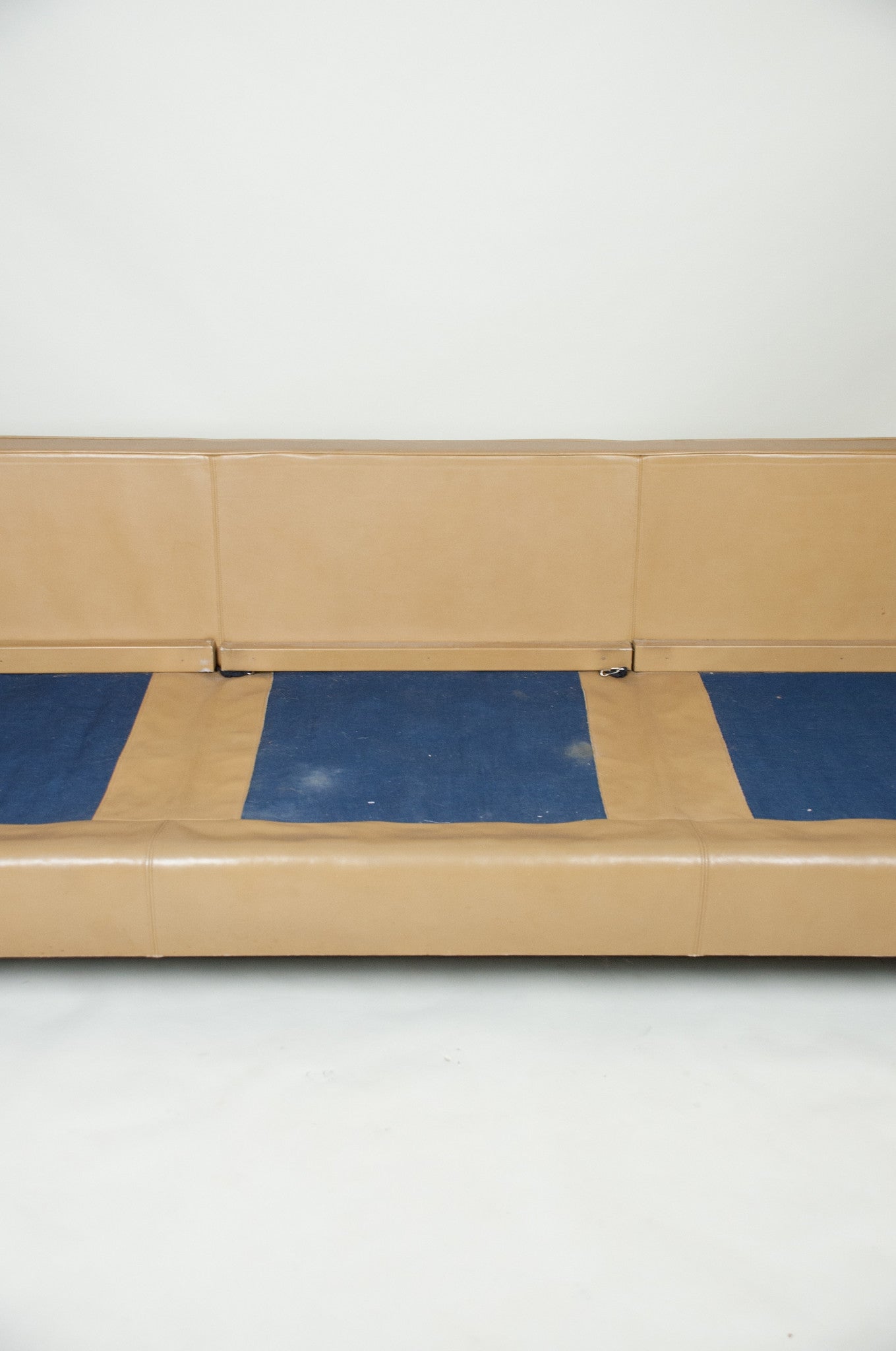 SOLD Mies Van Der Rohe For Knoll Leather Sofa Vintage RARE