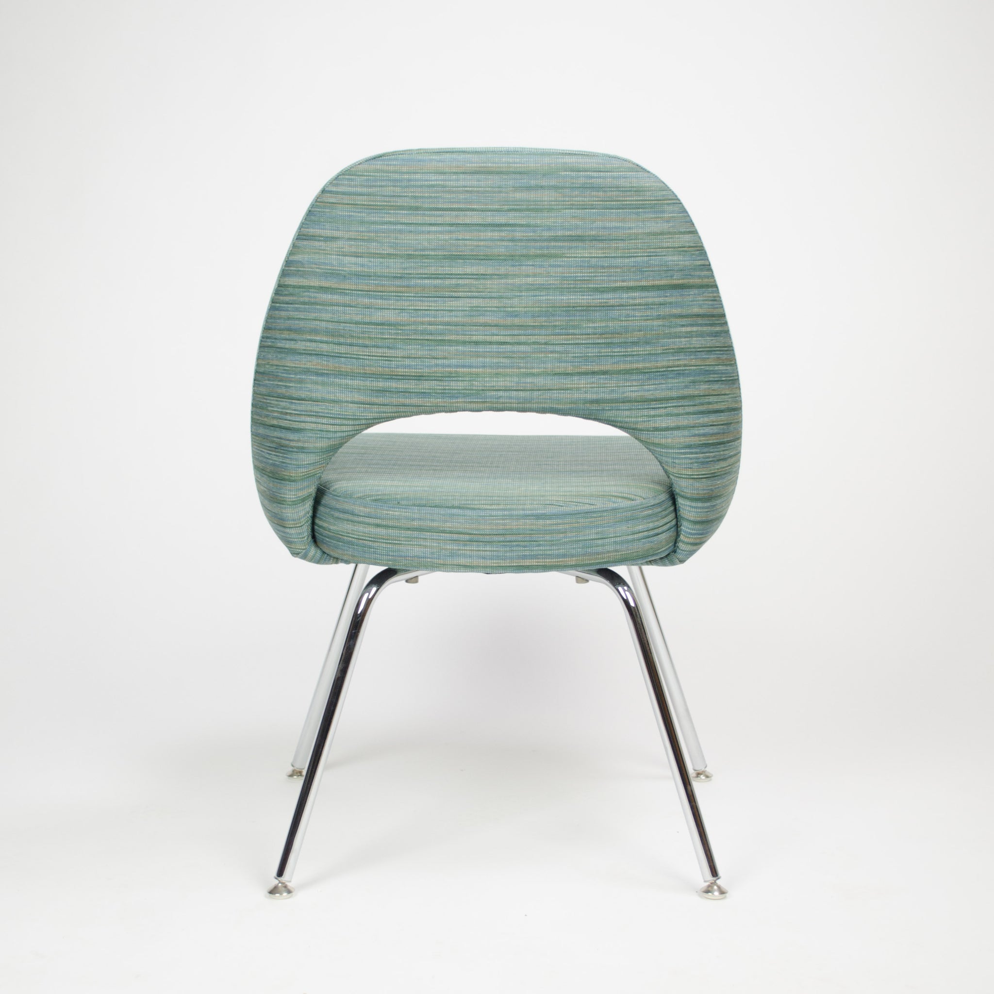 SOLD 2011 Knoll Eero Saarinen Armless Executive Chairs Fabric Sets Avail MINT!