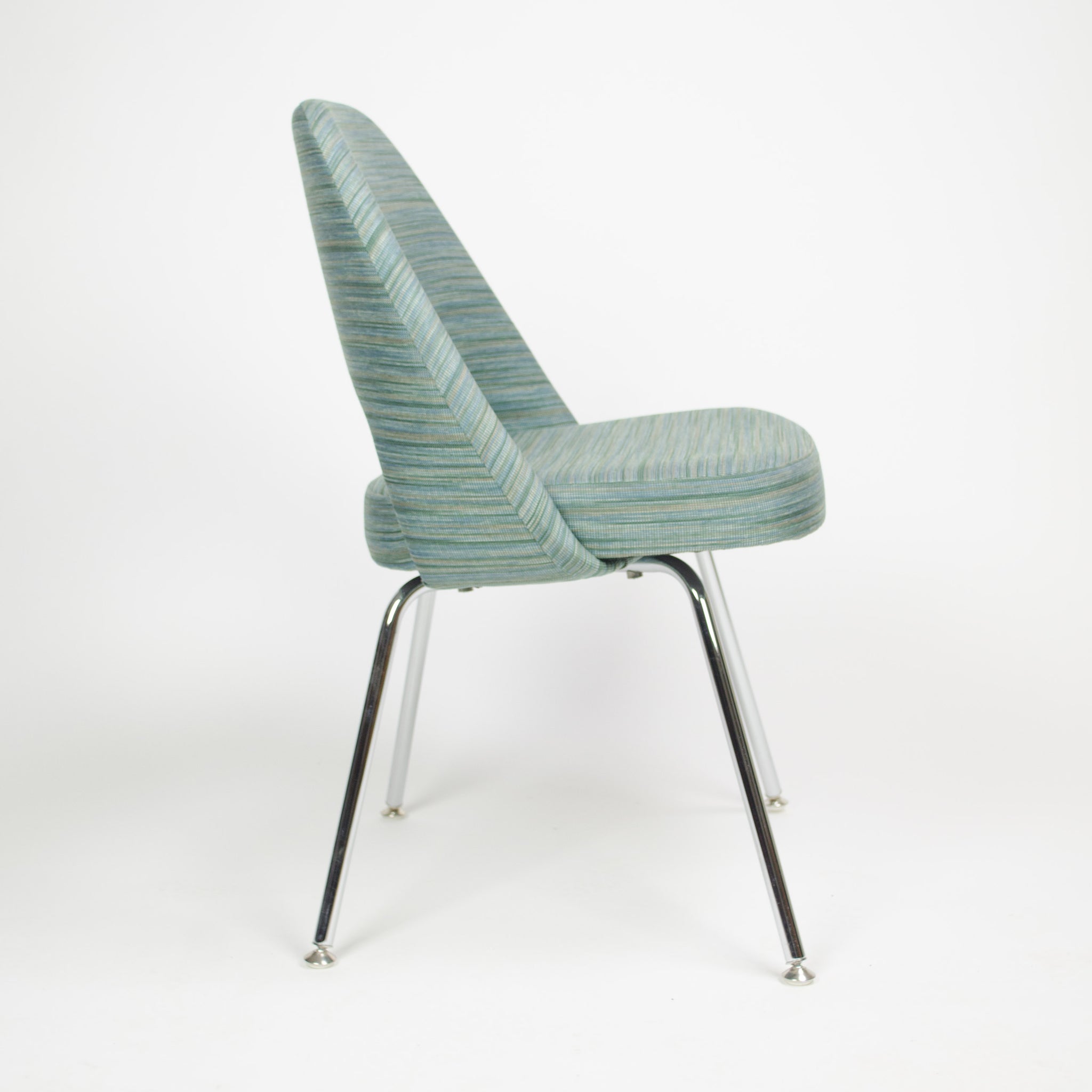 SOLD 2011 Knoll Eero Saarinen Armless Executive Chairs Fabric Sets Avail MINT!