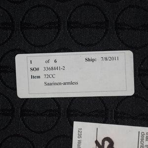 SOLD 2011 Knoll Eero Saarinen Armless Executive Chairs Fabric Sets Avail MINT!