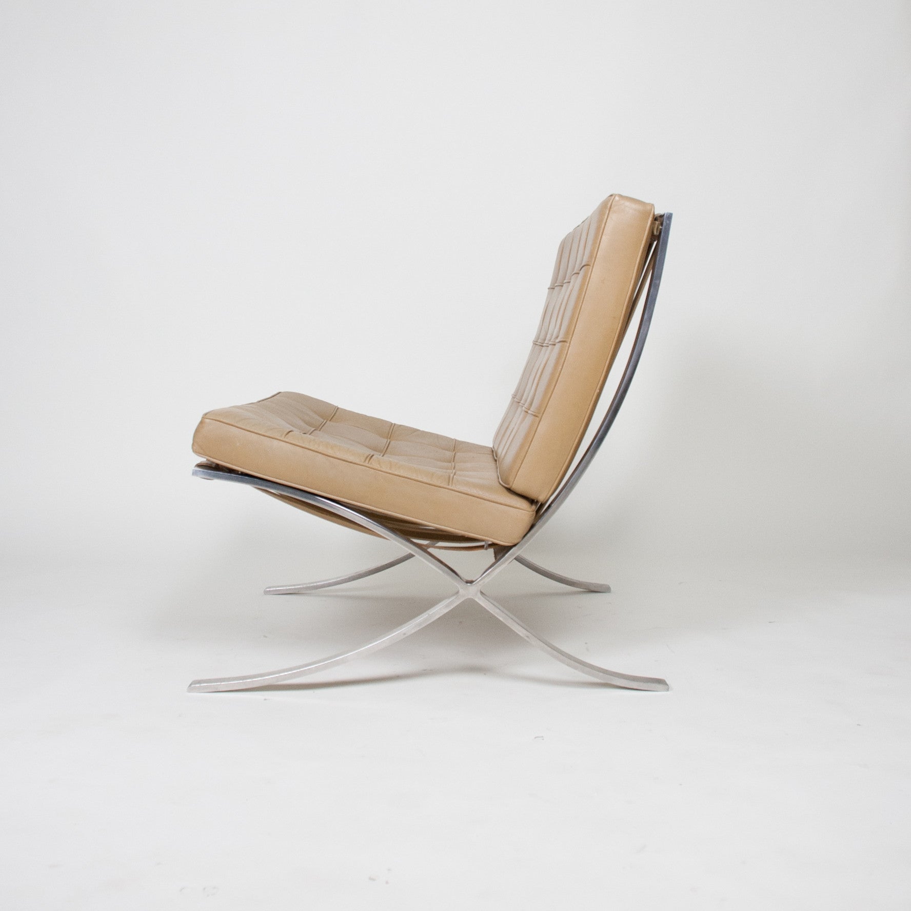 SOLD Knoll Mies Van Der Rohe Barcelona Chairs Stainless 2 Available