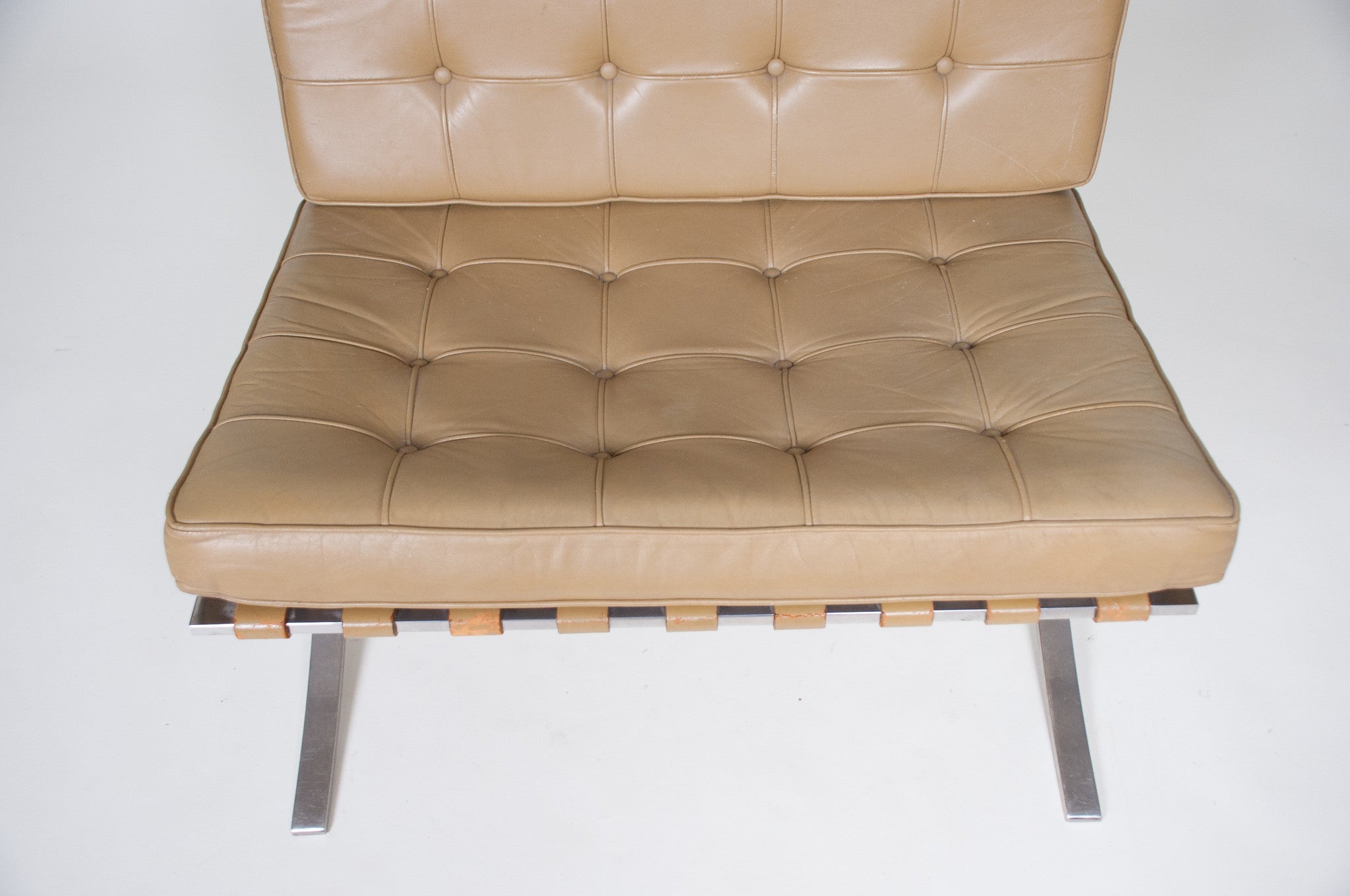 SOLD Knoll Mies Van Der Rohe Barcelona Chairs Stainless 2 Available