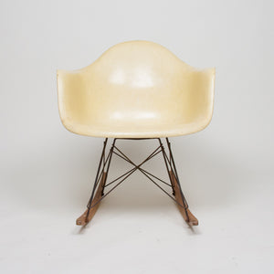 SOLD Eames Herman Miller Zenith Rope Edge Ankle Breaker Original Rocker Rocking Chair Marked