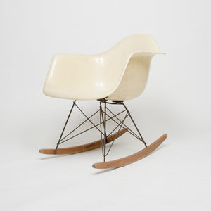 SOLD Eames Herman Miller Zenith Rope Edge Ankle Breaker Original Rocker Rocking Chair Marked