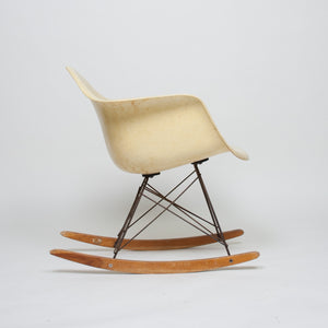SOLD Eames Herman Miller Zenith Rope Edge Ankle Breaker Original Rocker Rocking Chair Marked
