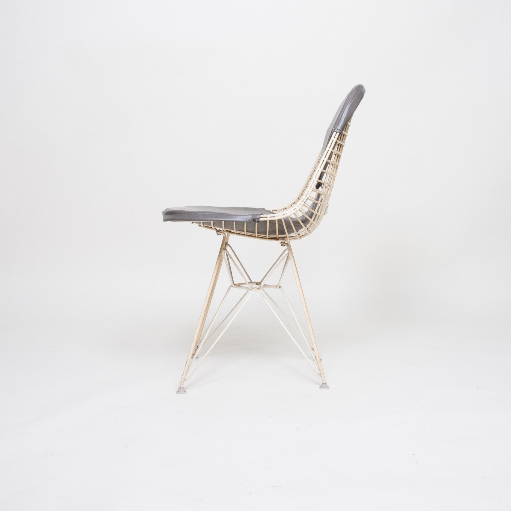SOLD Eames Herman Miller Wire Eiffel Tower Bikini Chair White