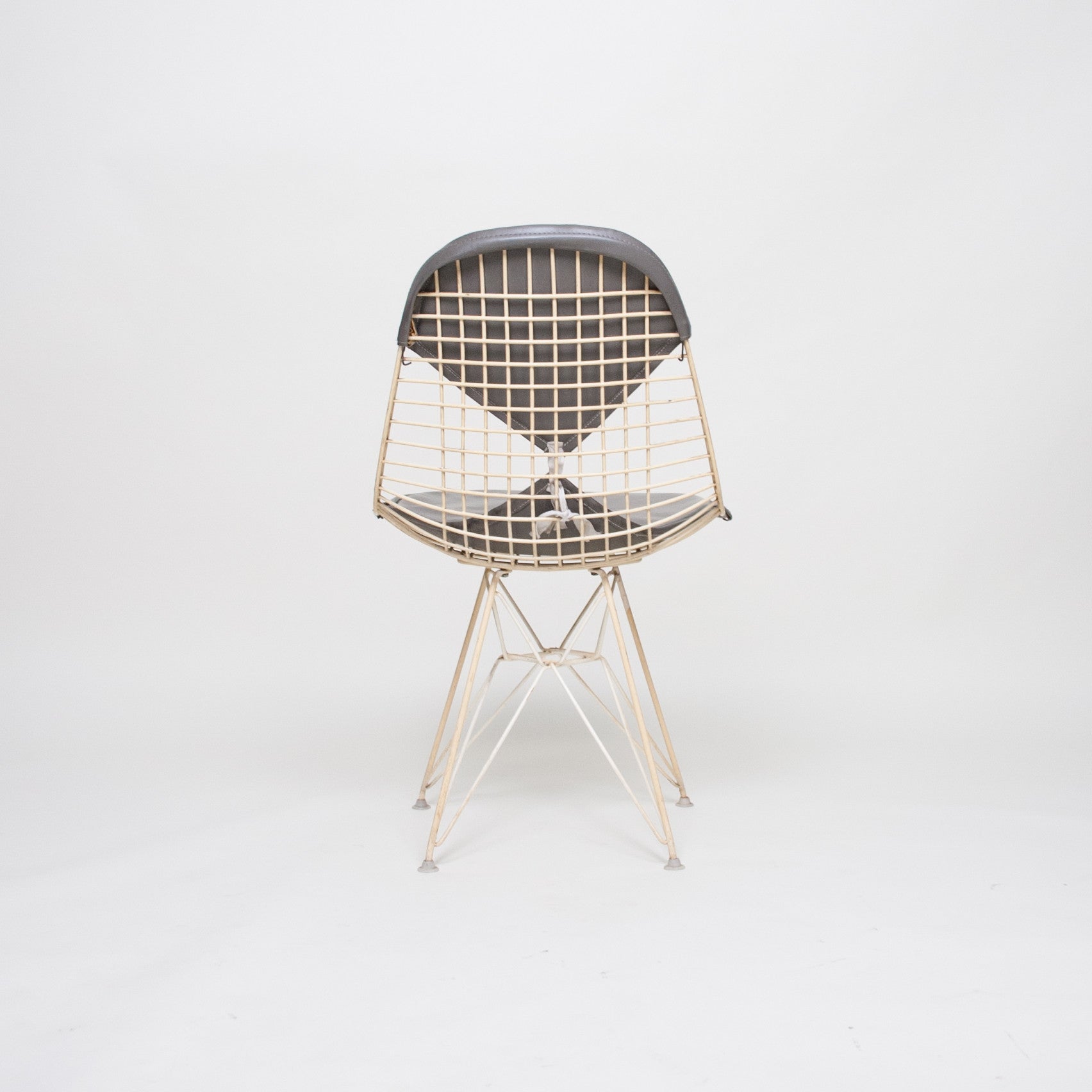 SOLD Eames Herman Miller Wire Eiffel Tower Bikini Chair White