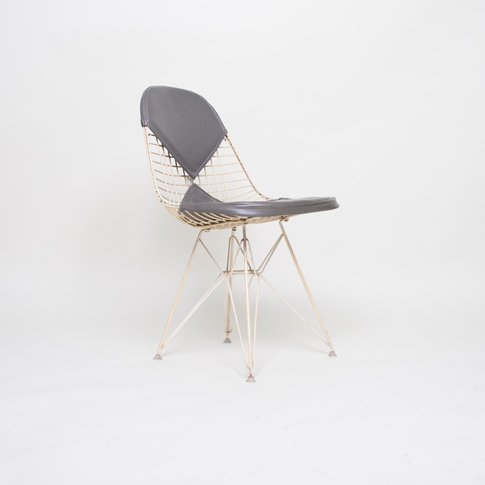 SOLD Eames Herman Miller Wire Eiffel Tower Bikini Chair White