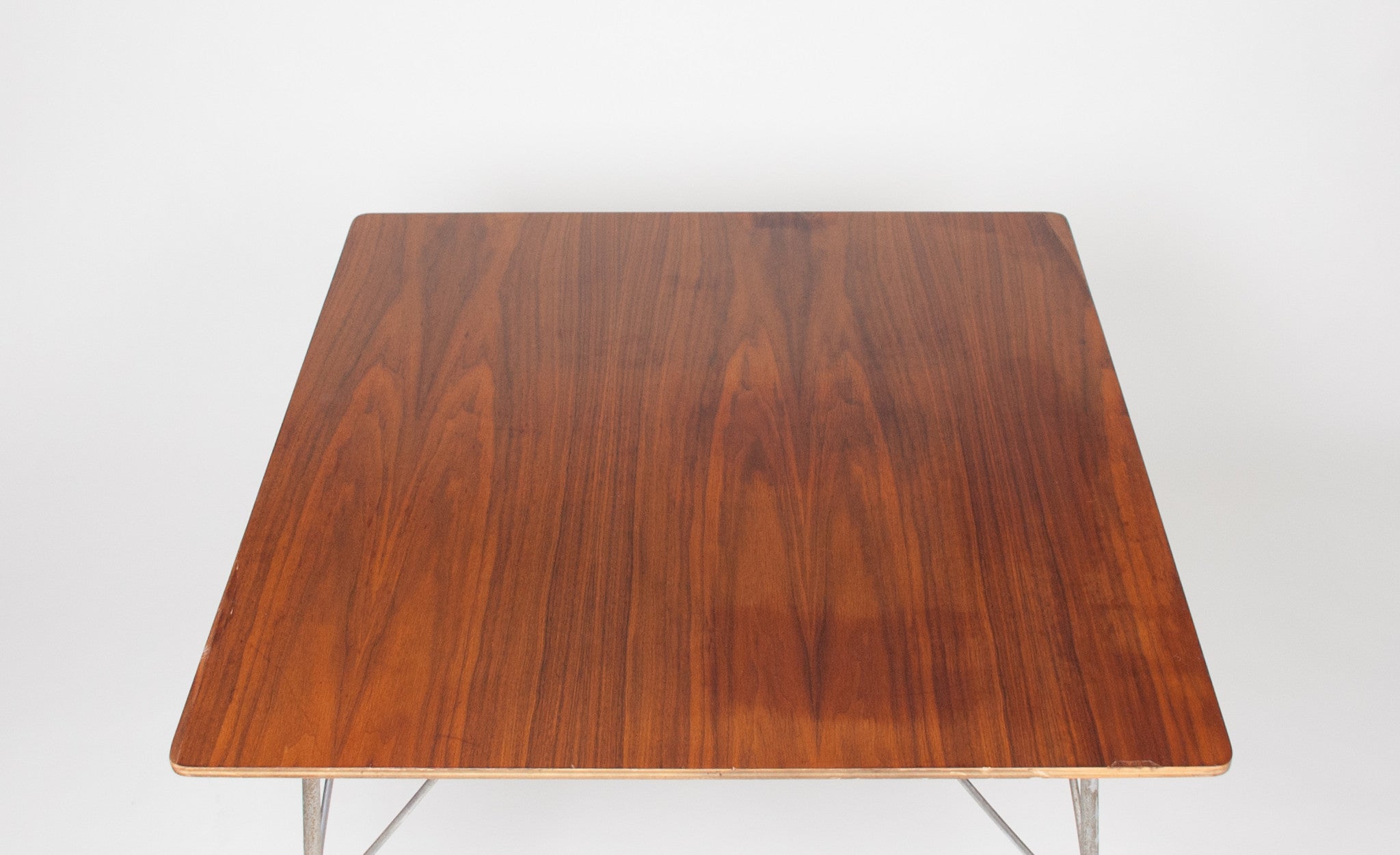 SOLD Early Eames Herman Miller Folding DTM 2 Square Dining Table