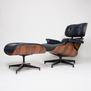 SOLD Herman Miller 1970's Eames Lounge Chair & Ottoman Rosewood 670 671