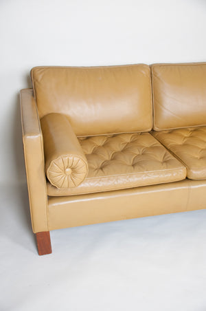 SOLD Mies Van Der Rohe For Knoll Leather Sofa Vintage RARE
