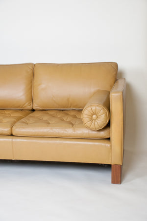 SOLD Mies Van Der Rohe For Knoll Leather Sofa Vintage RARE