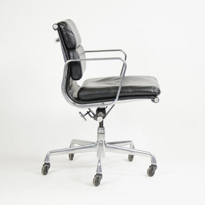 SOLD 2006 Eames Soft Pad Management Chair by Charles and Ray Eames for Herman Miller in Black Leather 12+ Available