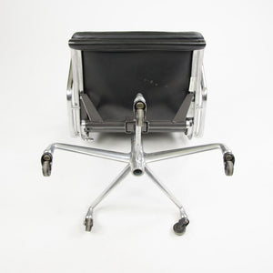 SOLD 2006 Eames Soft Pad Management Chair by Charles and Ray Eames for Herman Miller in Black Leather 12+ Available