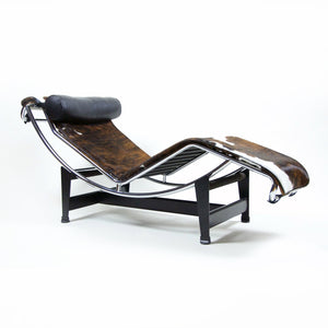 SOLD Cassina Le Corbusier LC4 Cowhide Lounge