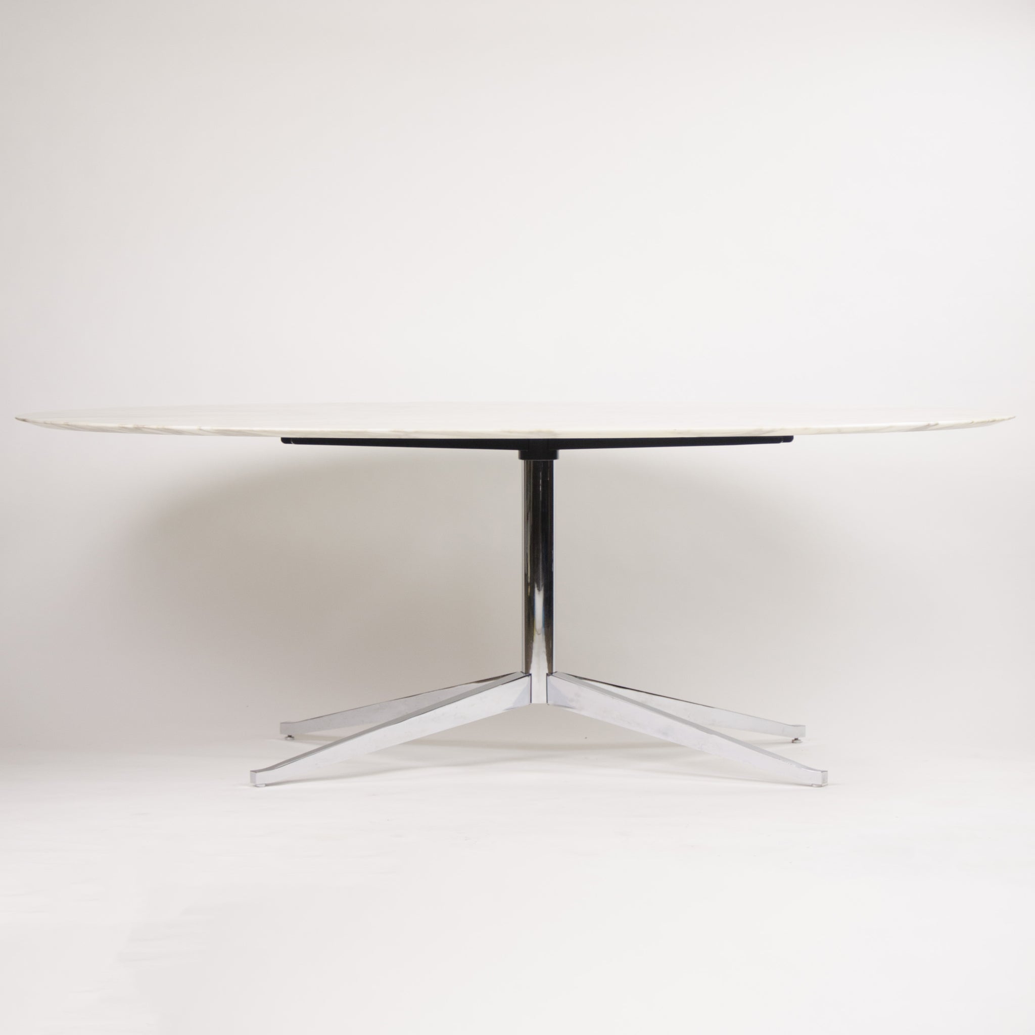 2007 Florence Knoll 78 in Calacatta Marble Dining Conference Table 1x Available