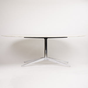 2007 Florence Knoll 78 in Calacatta Marble Dining Conference Table 2x Available