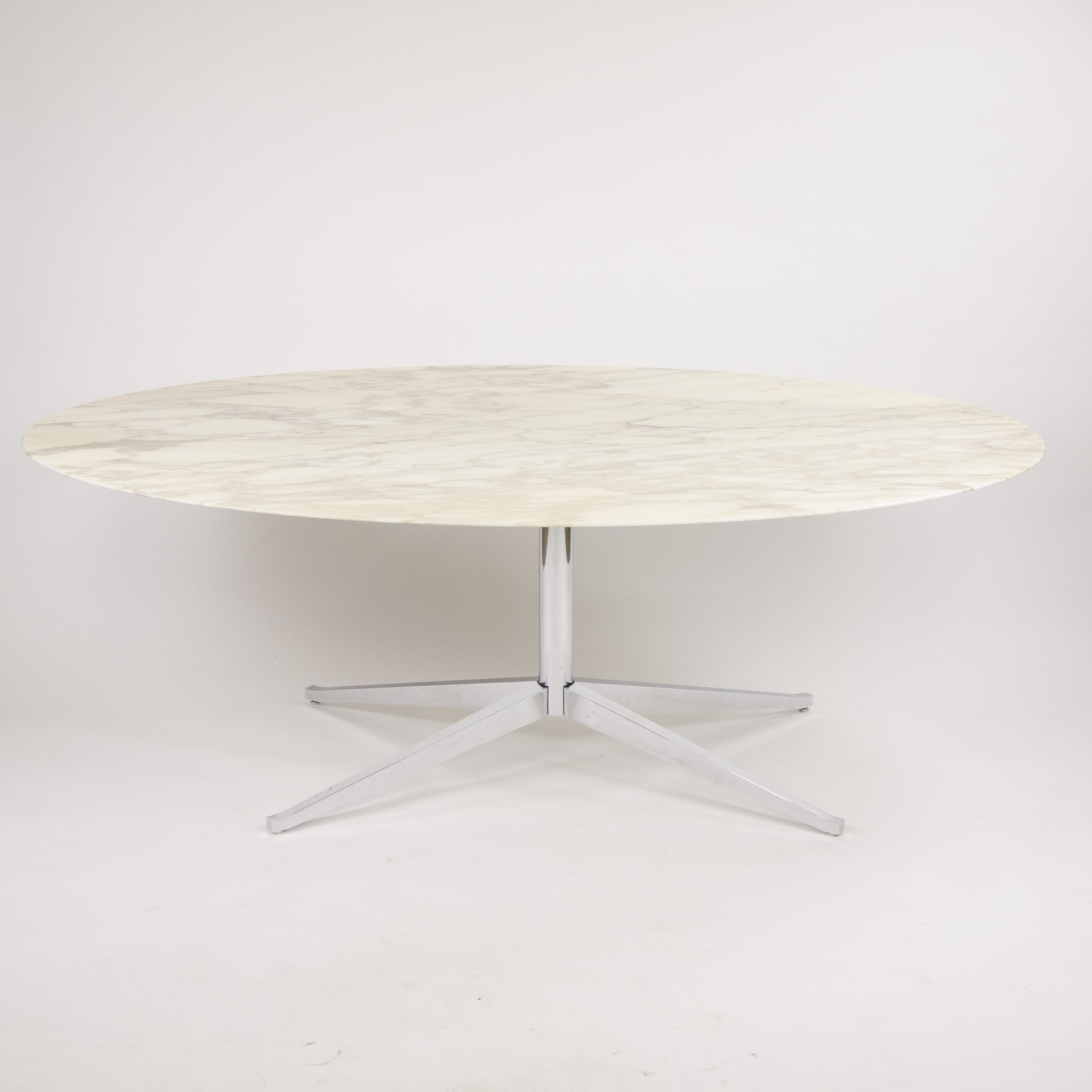 2007 Florence Knoll 78 in Calacatta Marble Dining Conference Table 1x Available