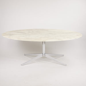 2007 Florence Knoll 78 in Calacatta Marble Dining Conference Table 2x Available