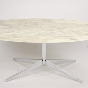 2007 Florence Knoll 78 in Calacatta Marble Dining Conference Table 1x Available
