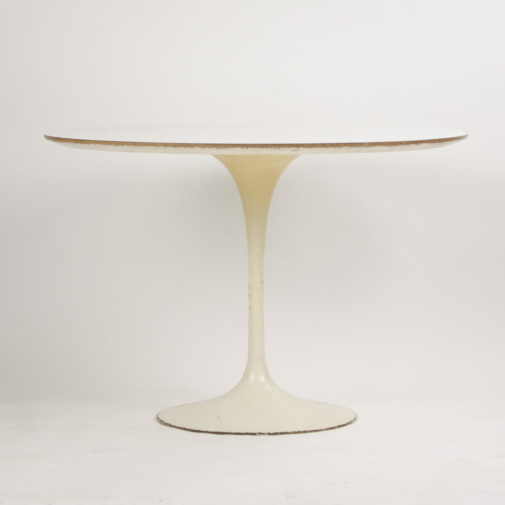 SOLD Eero Saarinen For Knoll 42 Inch Tulip Cafe / Dining Table Marked 1960's