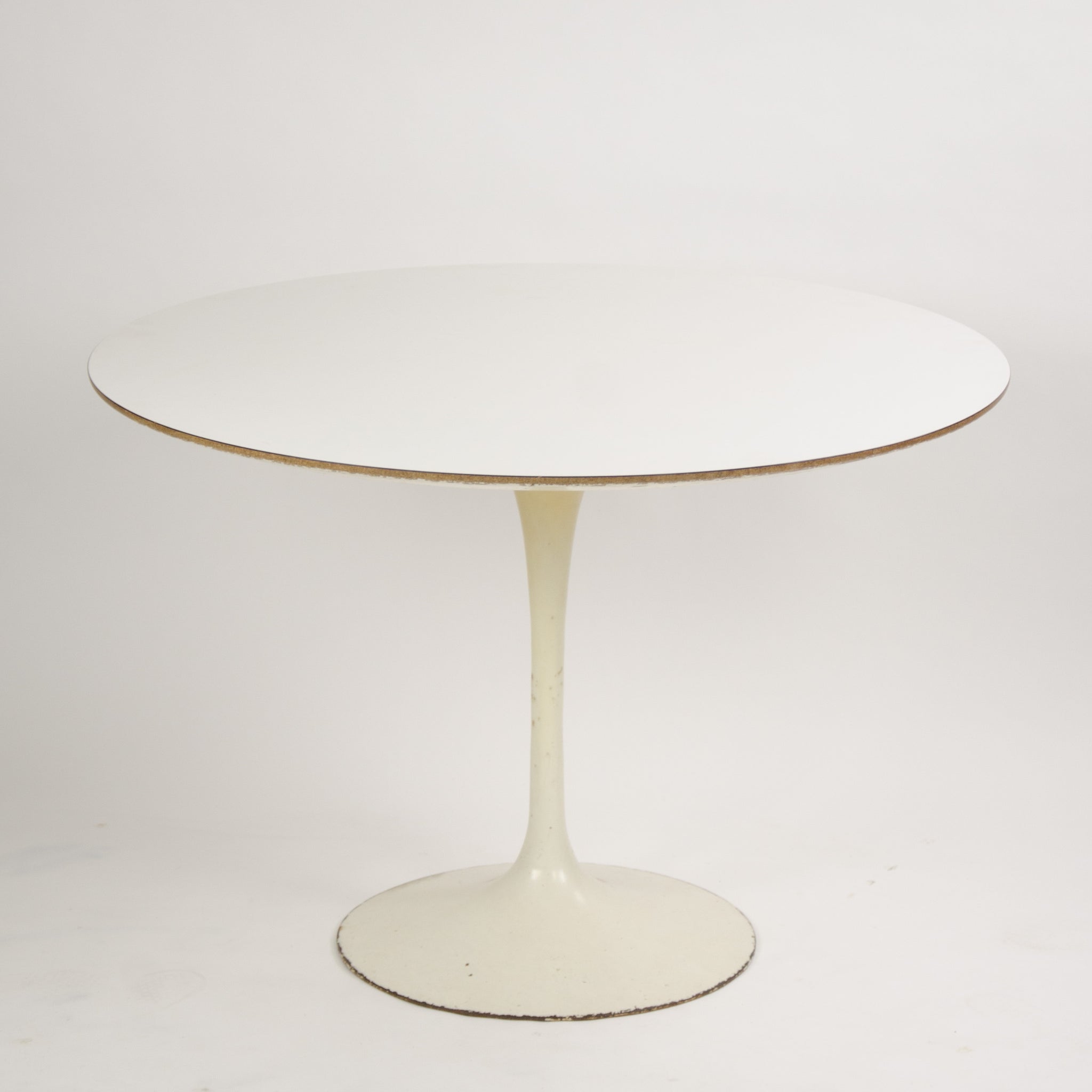 SOLD Eero Saarinen For Knoll 42 Inch Tulip Cafe / Dining Table Marked 1960's