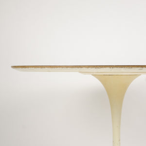 SOLD Eero Saarinen For Knoll 42 Inch Tulip Cafe / Dining Table Marked 1960's