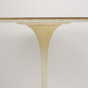 SOLD Eero Saarinen For Knoll 42 Inch Tulip Cafe / Dining Table Marked 1960's