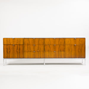 SOLD 1960's Florence Knoll Vintage Rosewood and Marble Credenza