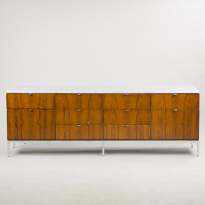 SOLD 1960's Florence Knoll Vintage Rosewood and Marble Credenza