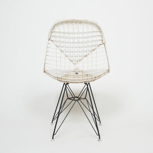 SOLD Eames Set of 4 DKR Herman Miller Wire Eiffel Tower Bikini Chairs White