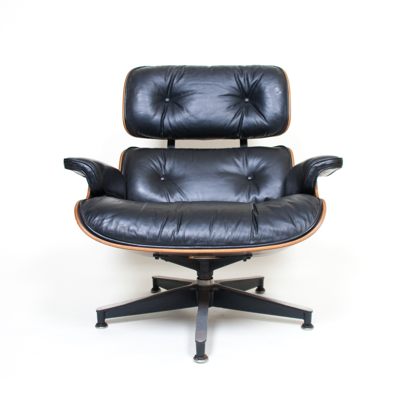 SOLD 1970's Herman Miller Eames Lounge Chair & Ottoman Rosewood 670 671