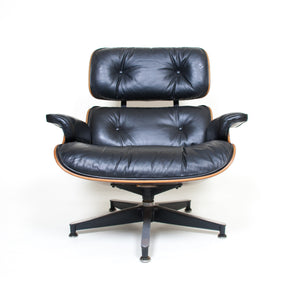 SOLD 1970's Herman Miller Eames Lounge Chair & Ottoman Rosewood 670 671